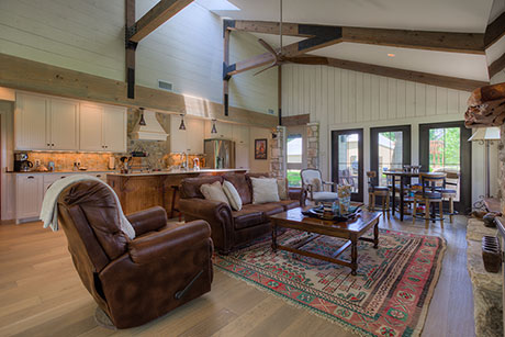 Cottage 4 Kitchen and Great Room